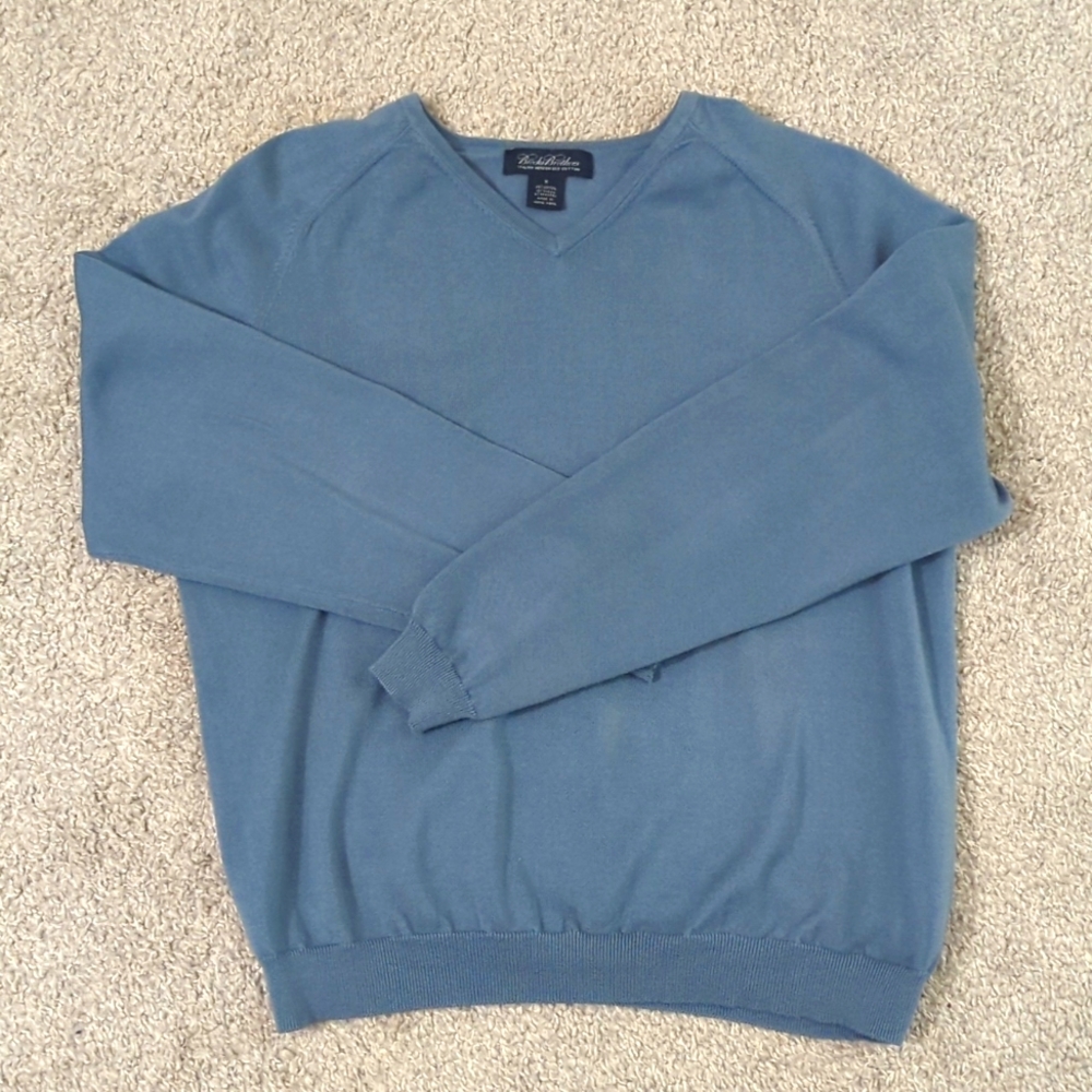 Brooks Brothers Italian Mercerized Cotton Sweater, Medium